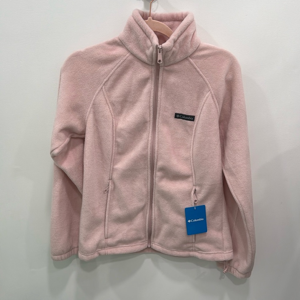 Light Pink Women’s Columbia Zip-up Size M New with Tags